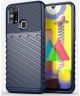 Samsung Galaxy M31 Twill Thunder Texture Back Cover Blauw