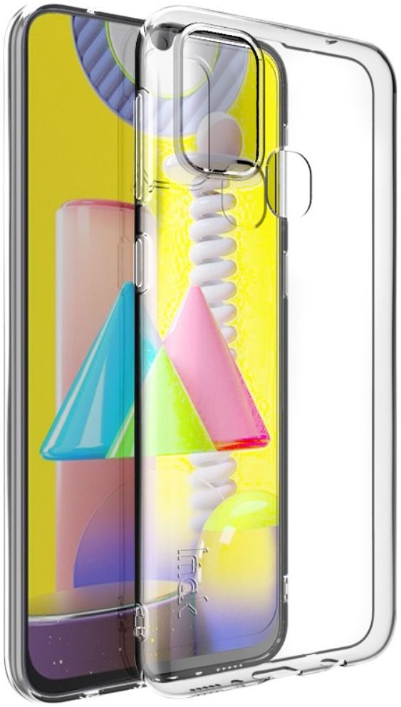 IMAK UX-5 Samsung Galaxy M31 Hoesje Flexibel en Dun TPU Transparant afbeelding 1