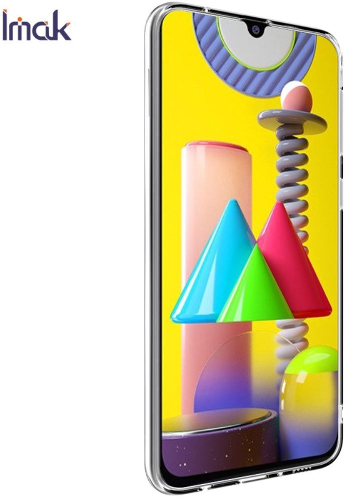IMAK UX-5 Samsung Galaxy M31 Hoesje Flexibel en Dun TPU Transparant afbeelding 4