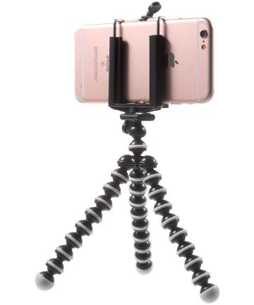 Flexibele Camera of Smartphone Tripod Zwart Houders