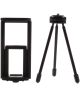 Multi-Functioneel Mini Metalen Tripod Stand Smartphone / Tablet Zwart