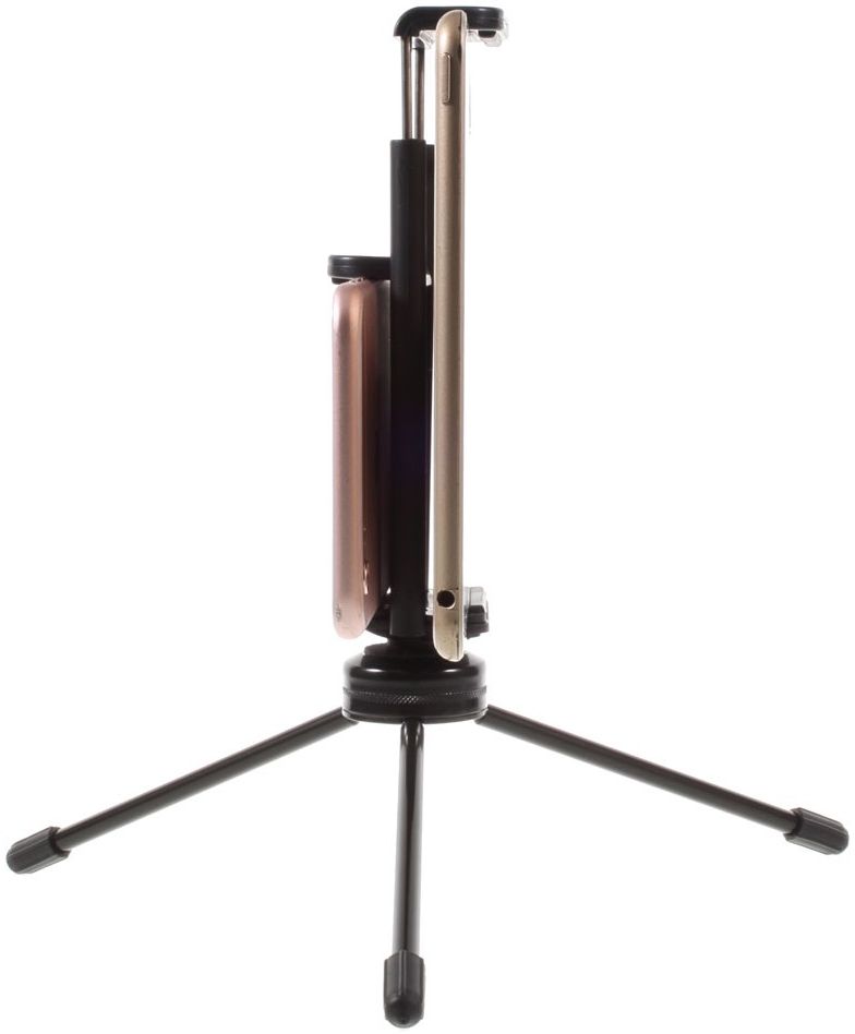 Multi-Functioneel Mini Metalen Tripod Stand Smartphone / Tablet Zwart afbeelding 14