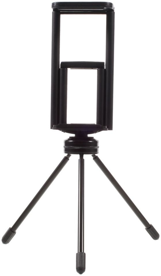 Multi-Functioneel Mini Metalen Tripod Stand Smartphone / Tablet Zwart afbeelding 15