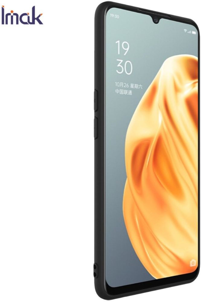 IMAK UC-1 Series Oppo A91 Hoesje Matte TPU Zwart afbeelding 4