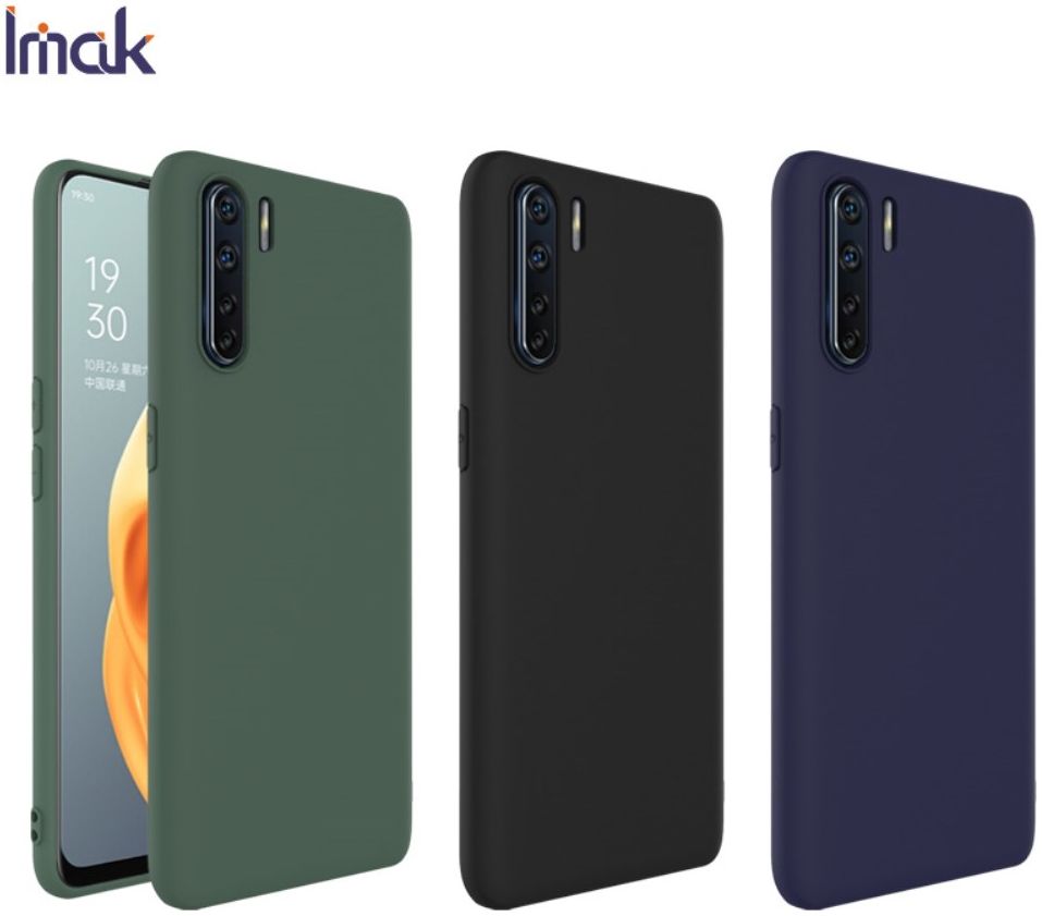 IMAK UC-1 Series Oppo A91 Hoesje Matte TPU Zwart afbeelding 8