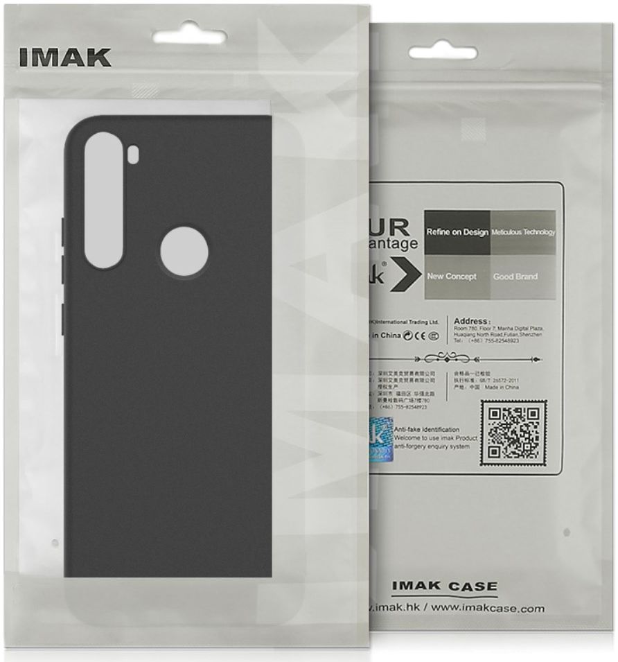 IMAK UC-1 Series Oppo A91 Hoesje Matte TPU Zwart afbeelding 9