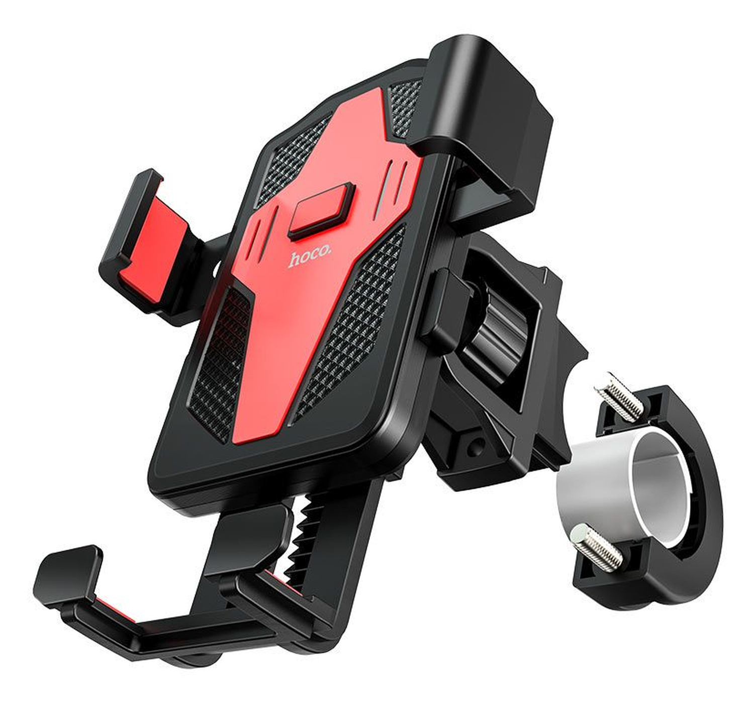 Hoco Flying One-Touch Universele Telefoonhouder Zwart/Rood afbeelding 3