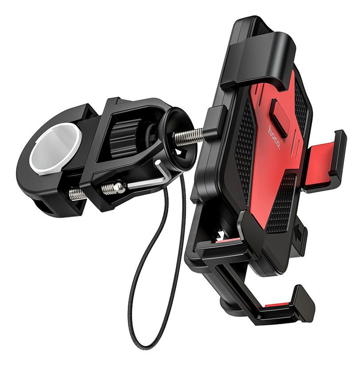 Hoco Flying One-Touch Universele Telefoonhouder Zwart/Rood afbeelding 6
