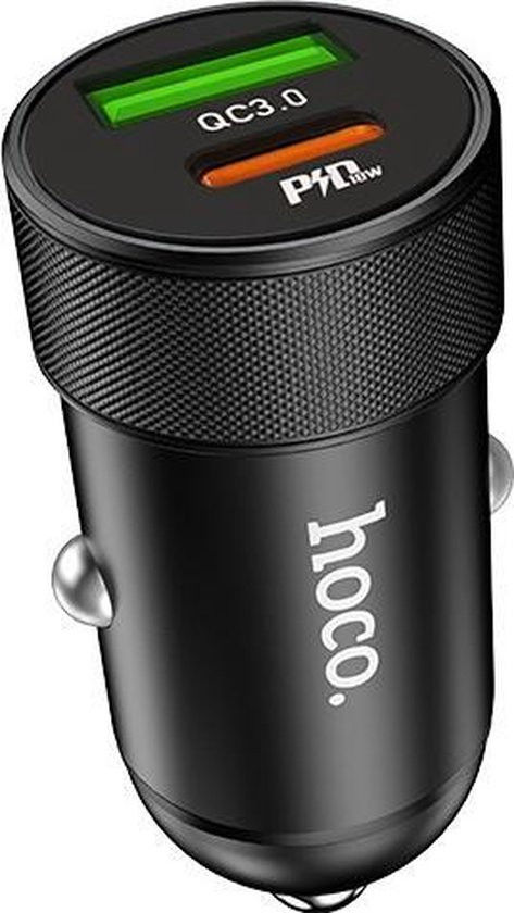 HocoSpeed Mini Auto Snellader Dubbele Poort USB + USB- 4.5A afbeelding 1