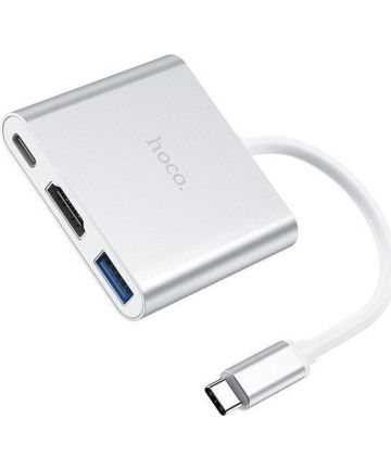 Hoco Easy Universele 3-in-1 USB / PD / HDMI Zilver Kabels