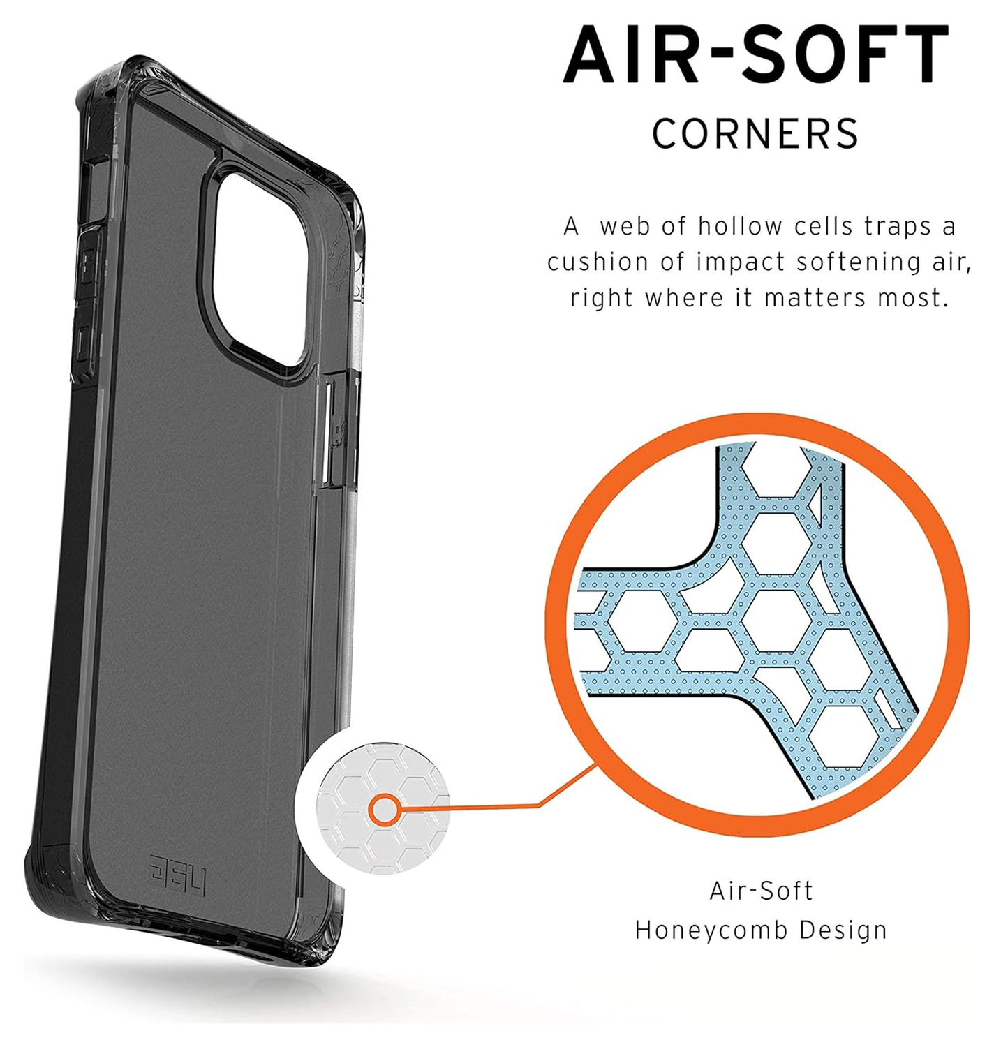 Urban Armor Gear Plyo Apple iPhone 12 Mini Hoesje Ash afbeelding 6