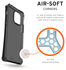 Urban Armor Gear Plyo Apple iPhone 12 Mini Hoesje Ash afbeelding 6