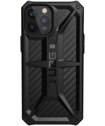 Urban Armor Gear Monarch Apple iPhone 12 Pro Max Hoesje Carbon Fiber Hoesjes