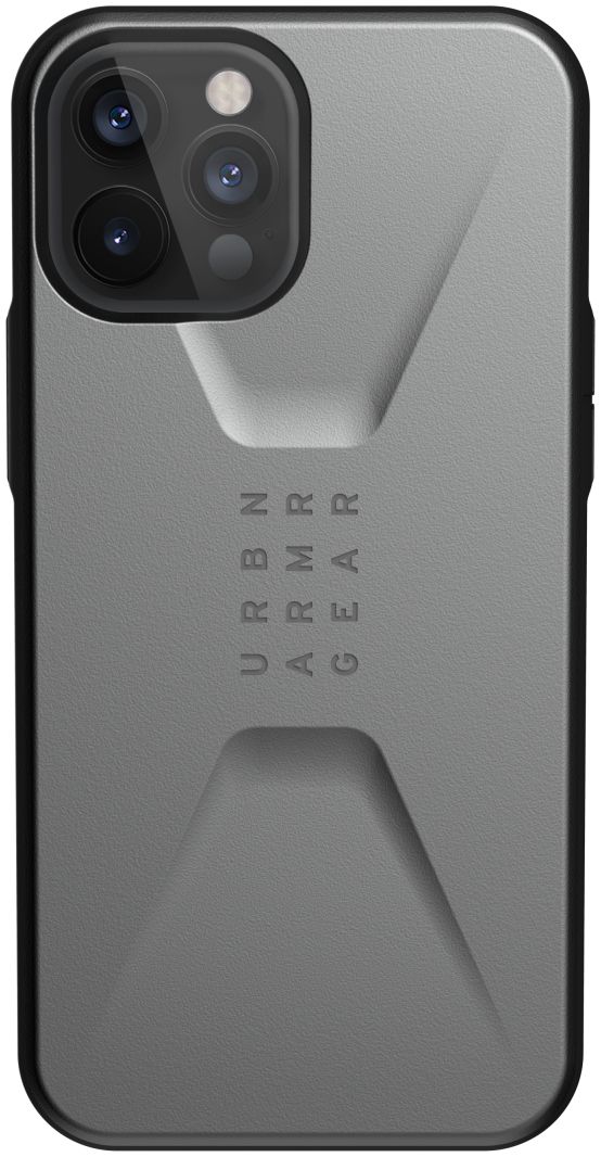 Urban Armor Gear Civilian Apple iPhone 12 Pro Max Hoesje Zilver afbeelding 1