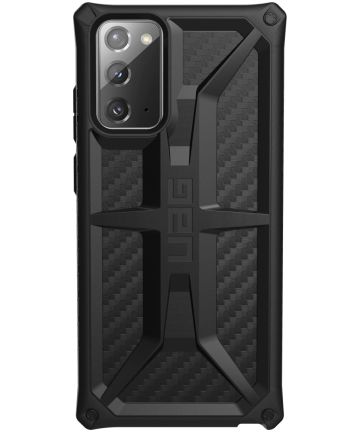 Urban Armor Gear Monarch Samsung Galaxy Note 20 Hoesje Carbon Fiber Hoesjes