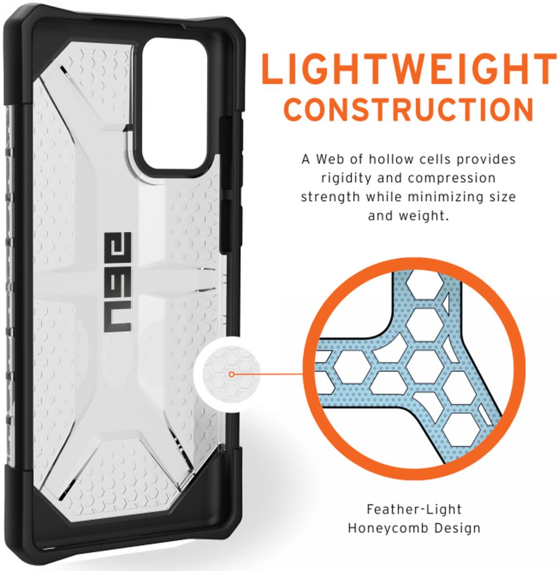 Urban Armor Gear Plasma Hoesje Samsung Galaxy Note 20 Ultra Ice afbeelding 6