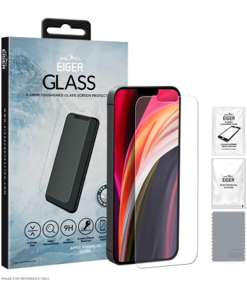 Eiger Apple iPhone 12 Mini Tempered Glass Case Friendly Protector Plat Screen Protectors