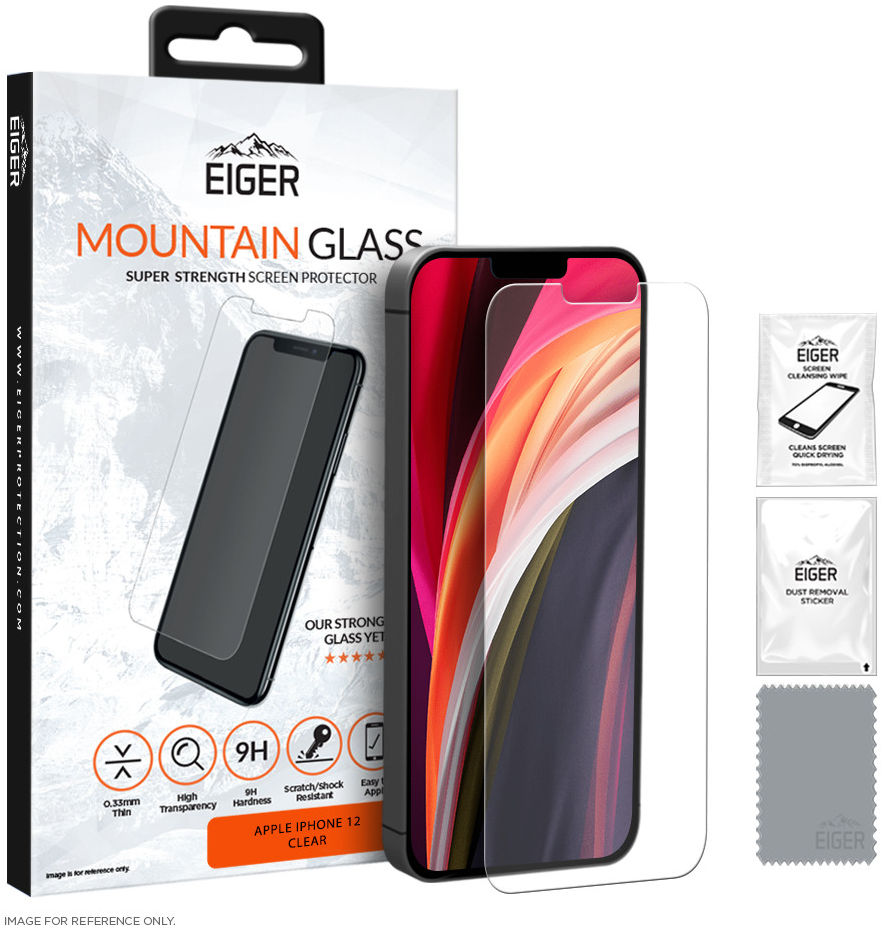 Eiger Mountain Apple iPhone 12 Mini Tempered Glass Case Friendly Plat afbeelding 1