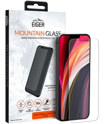Eiger Mountain GLASS iPhone 12 / 12 Pro Screenprotector Tempered Glass Screen Protectors