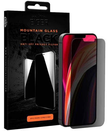 Eiger iPhone 12 / 12 Pro Privacy Glass Case Friendly Screen Protector Screen Protectors