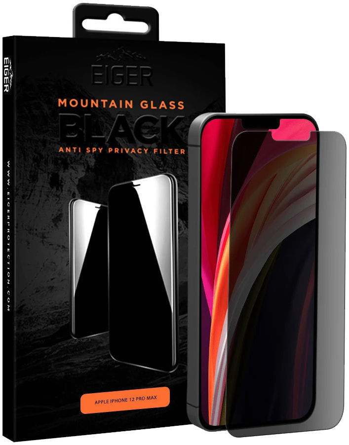 Eiger Apple iPhone 12 Pro Max Privacy Glass Screen Protector afbeelding 1
