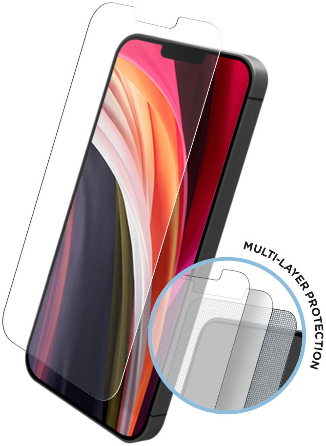 Eiger Apple iPhone 12 / 12 Pro Display Folie Screen Protector [2-Pack] afbeelding 5