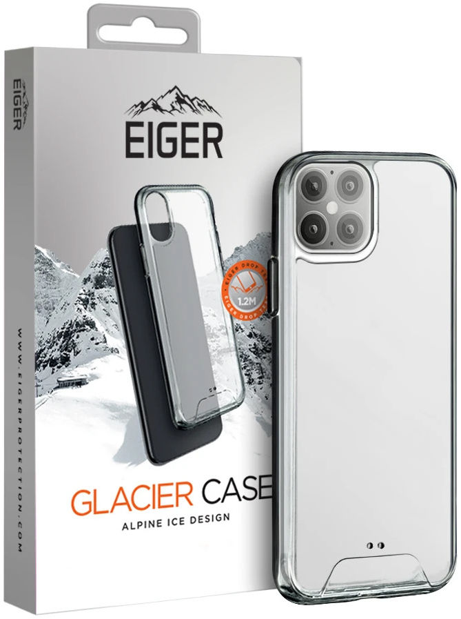 Eiger Glacier Series Apple iPhone 12 Pro Max Hoesje Transparant afbeelding 1