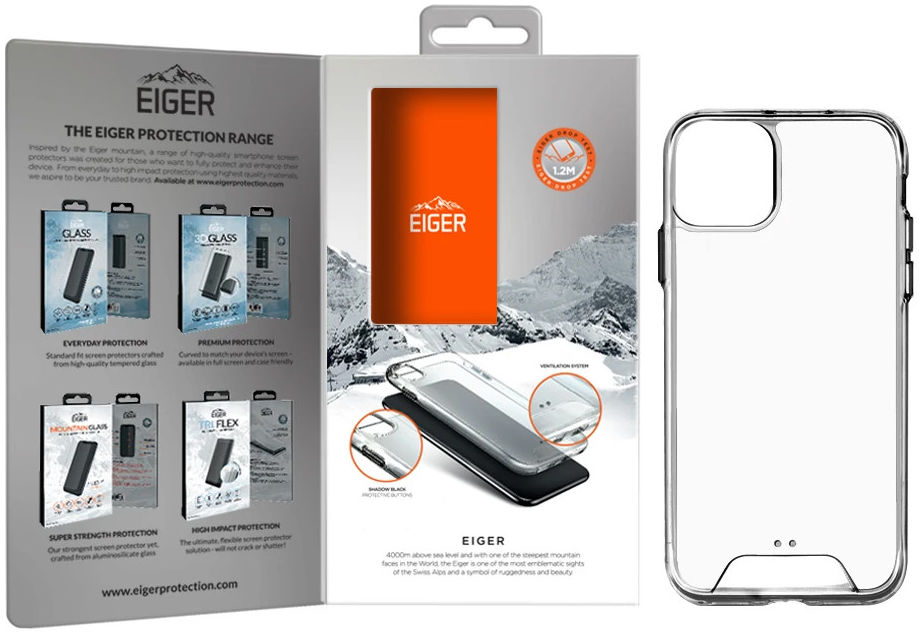 Eiger Glacier Series Apple iPhone 12 Pro Max Hoesje Transparant afbeelding 3