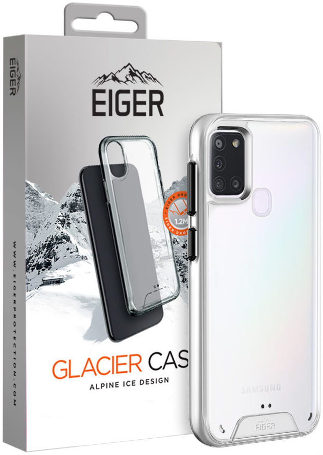 Eiger Glacier Series Samsung Galaxy A21s Hoesje Transparant afbeelding 1