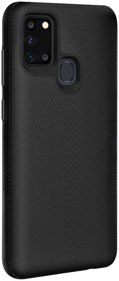 Eiger North Case Hybride Back Cover Samsung Galaxy A21S Hoesje Zwart afbeelding 1