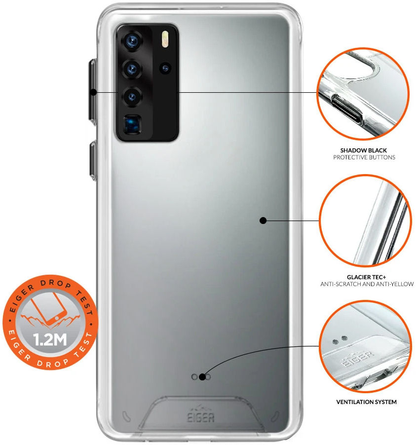 Eiger Glacier Series Huawei P40 Hoesje Transparant afbeelding 4