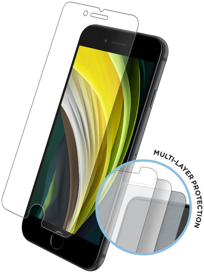 Eiger Tri Flex Folie iPhone SE 2020 / 2022 / 8 / 7 Screen Protector afbeelding 3