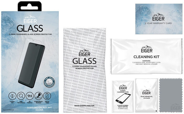 Eiger Nokia 1.3 Tempered Glass Case Friendly Screen Protector Plat afbeelding 3