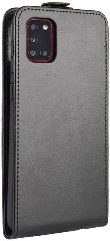 Samsung Galaxy A31 Hoesje Verticale Flip Portemonnee Book Case Zwart afbeelding 5