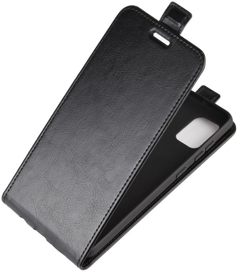 Samsung Galaxy A31 Hoesje Verticale Flip Portemonnee Book Case Zwart afbeelding 2