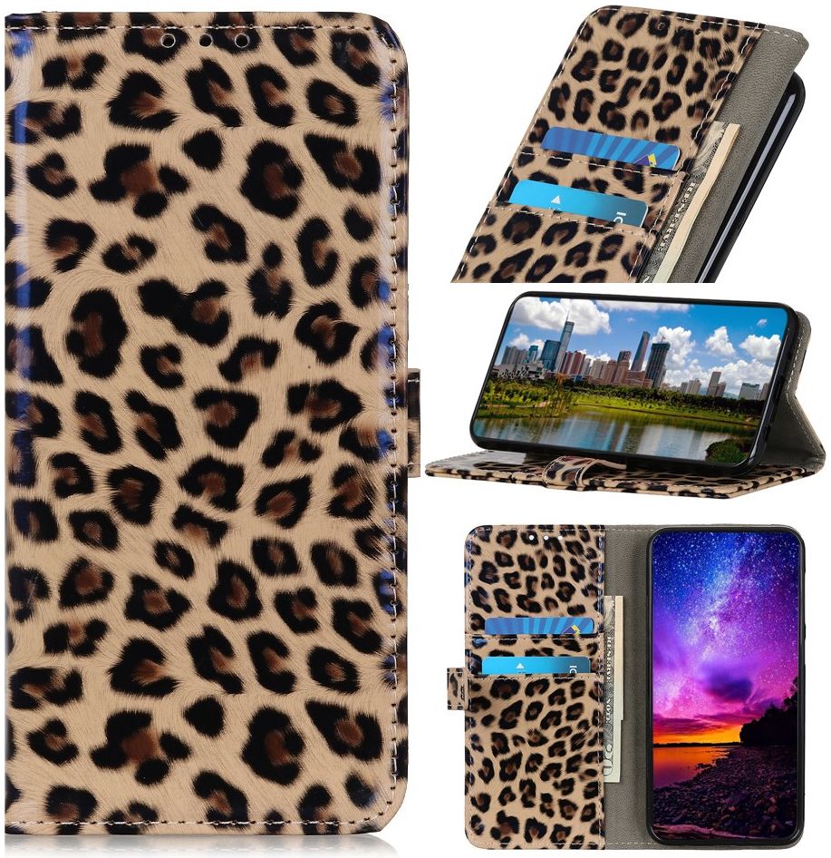 Samsung Galaxy A31 Hoesje Portemonnee Book Case met Luipaard Print afbeelding 5