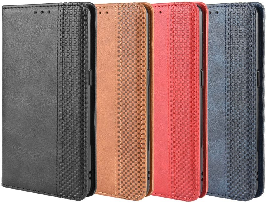 OPPO A91 Vintage Portemonnee Hoesje Zwart afbeelding 7