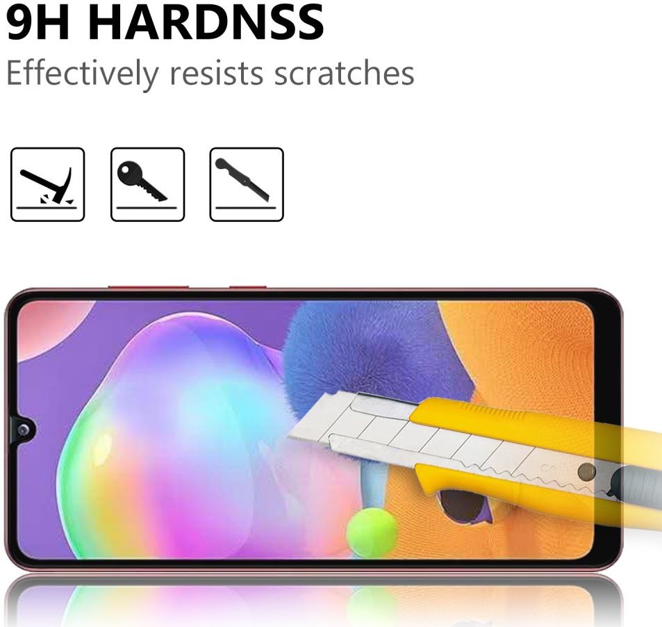 Samsung Galaxy A31/A32 4G Screenprotector 2.5D Arc Edge Tempered Glass afbeelding 7