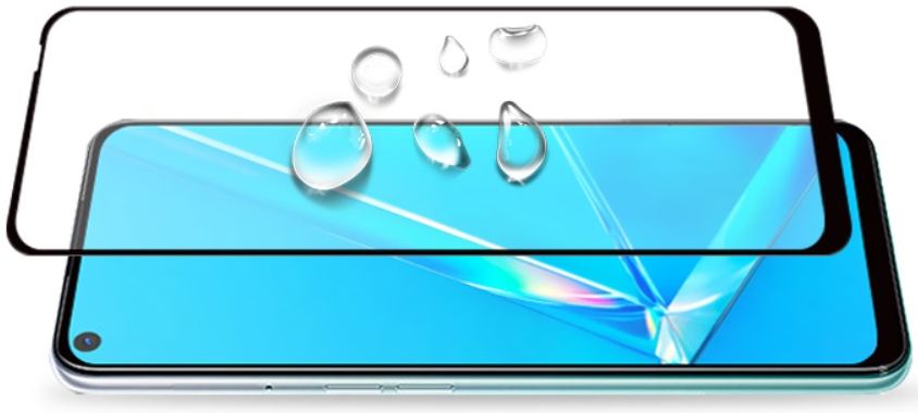 Oppo A52/A72 Volledig Dekkende Tempered Glass Screen Protector afbeelding 6