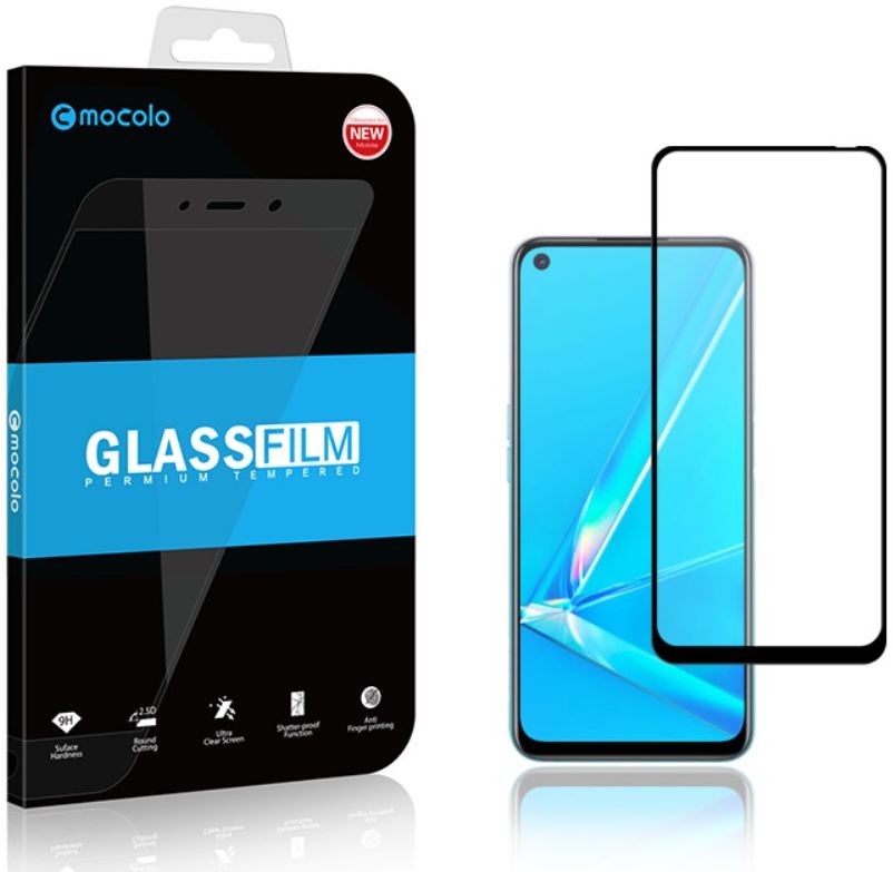 Oppo A52/A72 Volledig Dekkende Tempered Glass Screen Protector afbeelding 8
