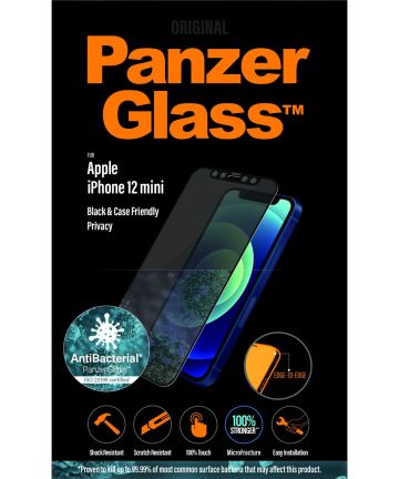 PanzerGlass Apple iPhone 12 Mini Privacy Glass Screenprotector CF Screen Protectors