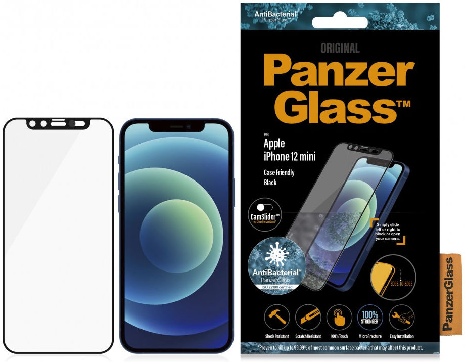 PanzerGlass Camslider CF Glass Apple iPhone 12 Mini afbeelding 5