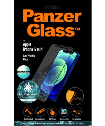 PanzerGlass iPhone 12 Mini Case Friendly Anti-Glare Screen Protector Screen Protectors