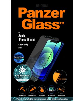 PanzerGlass iPhone 12 Mini CaseFriendly Anti-Bluelight Screenprotector Screen Protectors
