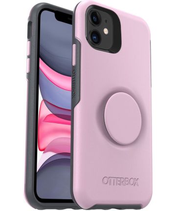 Otter + Pop Symmetry Series Apple iPhone 11 Hoesje Roze Hoesjes