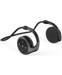 Bluetooth Earhook MicroSD Draadloze Oordopjes - Zwart