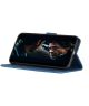KHAZNEH Apple iPhone 12 Pro Max Hoesje Retro Wallet Book Case Blauw