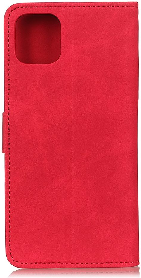 KHAZNEH Apple iPhone 12 Pro Max Hoesje Retro Wallet Book Case Rood afbeelding 4