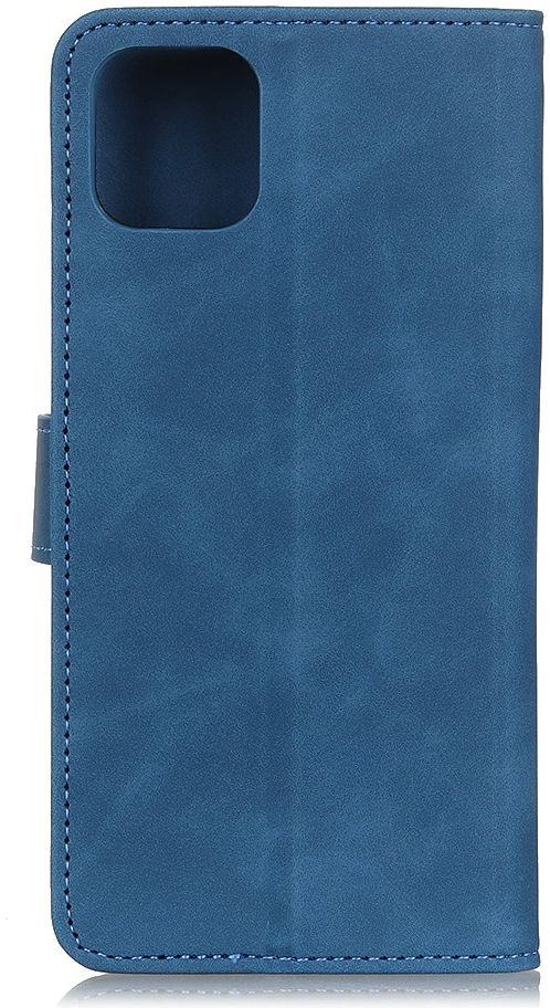 Apple iPhone 12 Mini Hoesje Retro Wallet Book Case Blauw afbeelding 3