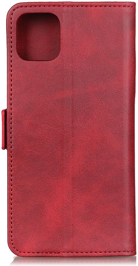 Apple iPhone 12 Mini Hoesje Portemonnee Book Case Rood afbeelding 4